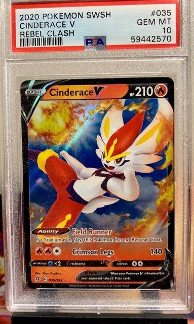 Cinderace V #35 2020 Pokemon SWSH