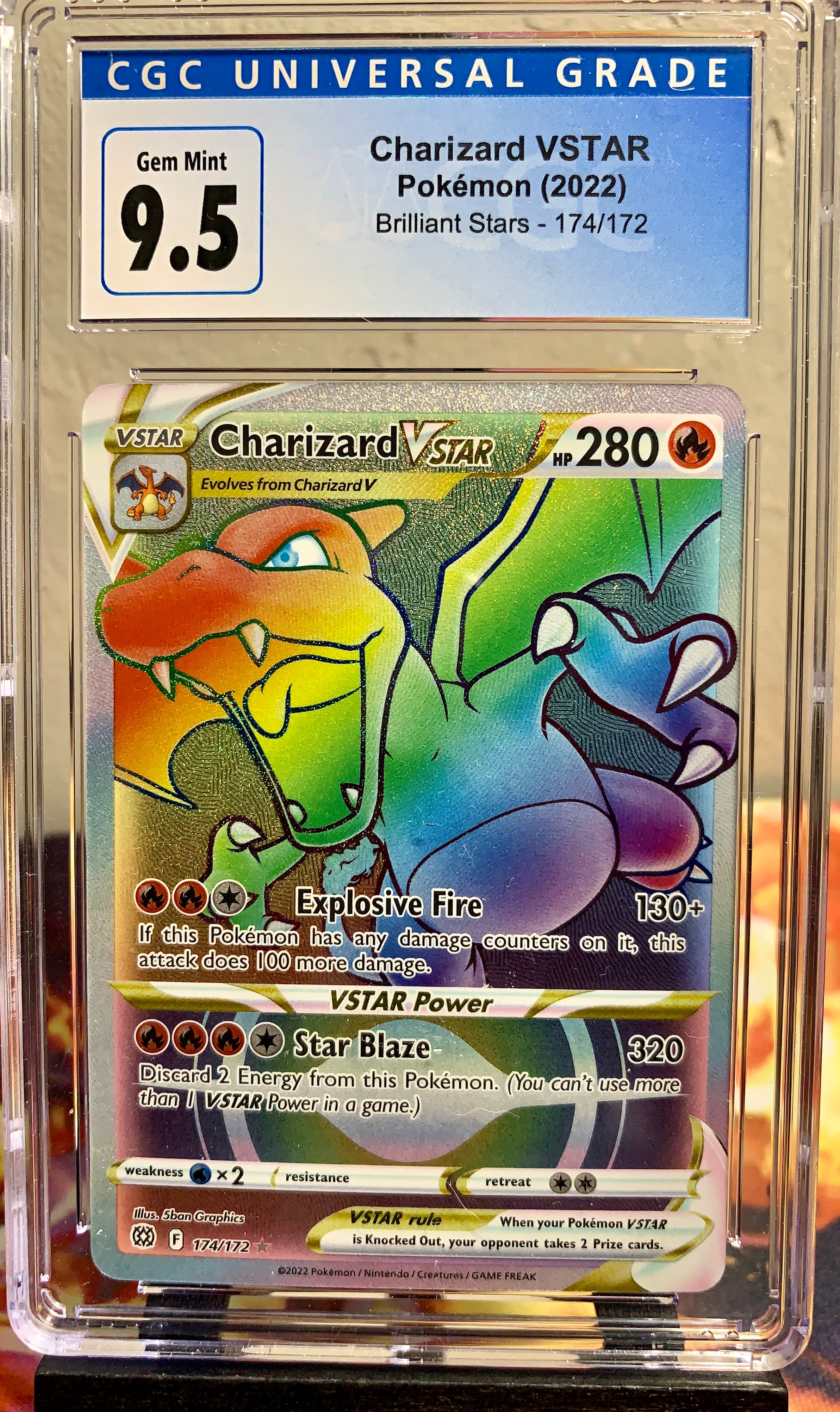 Graded 9.5 2024 Charizard